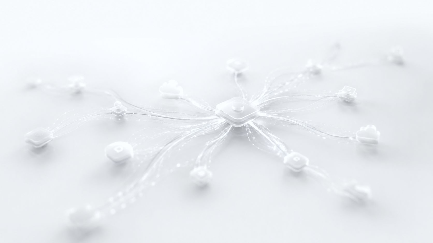 Abstract representation of a fibre network